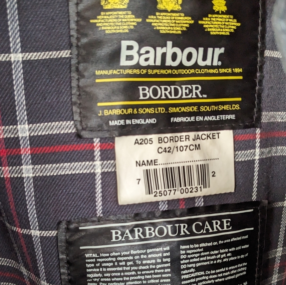 Barbour Black Military Field Jacket - Picture 7 of 11